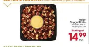 Giant Eagle Pretzel Nugget Platter offer