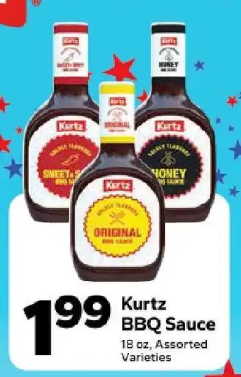 Save a Lot Kurtz BBQ Sauce offer