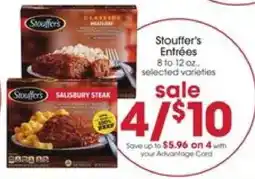 Giant Eagle Stouffer's Entrées offer