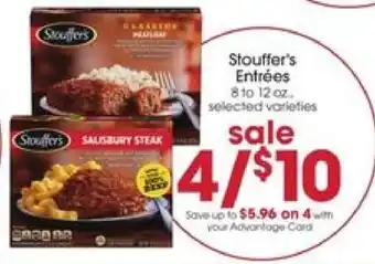 Giant Eagle Stouffer's Entrées offer