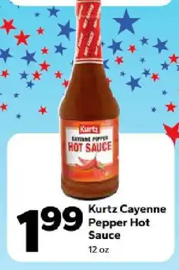 Save a Lot Kurtz Cayenne Pepper Hot Sauce offer
