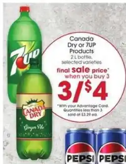 Giant Eagle Canada Dry or 7up Products offer