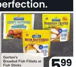 Albertsons Gorton's Breaded Fish Fillets or Fish Sticks - 18.2-24.5 oz., Frozen Select Varieties offer