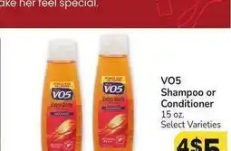 Albertsons VO5 Shampoo or Conditioner - 15 oz. Select Varieties offer