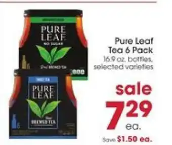 Giant Eagle Pure Leaf Tea 6 Pack offer