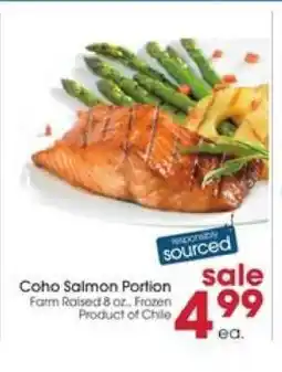 Giant Eagle Coho Salmon Portion offer