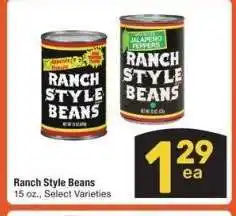 Albertsons Ranch Style Beans - 15 oz., Select Varieties offer