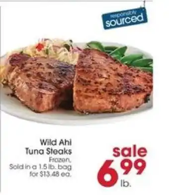 Giant Eagle Wild Ahi Tuna Steaks offer