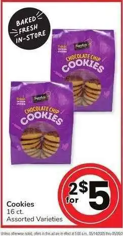 Albertsons Cookies - 16 ct. Assorted Varieties offer
