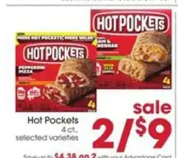 Giant Eagle Hot Pockets offer