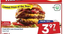 Albertsons Fresh 93% Lean Ground Beef - Value Pack offer