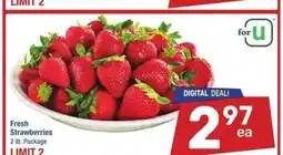 Albertsons Fresh Strawberries - 2 lb. Package offer