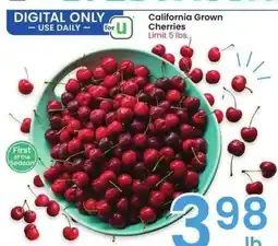 Albertsons California Grown Cherries offer