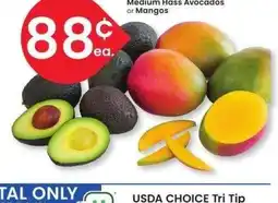 Albertsons Medium Avocados or Mangos offer