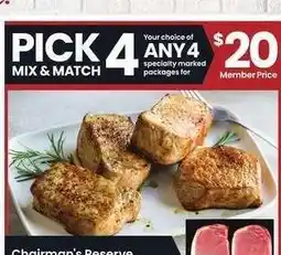 Albertsons Chairman's Reserve Pork Chops - 12 oz offer