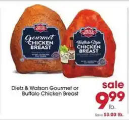 Giant Eagle Dietz & Watson Gourmet or Buffalo Chicken Breast offer