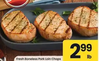 Albertsons Fresh Boneless Pork Loin Chops - Value pack offer