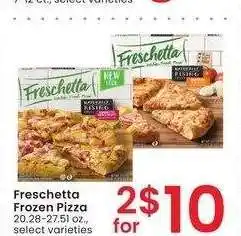 Albertsons Freschetta Frozen Pizza - 20.28-27.51 oz., select varieties offer