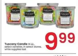 Albertsons Tuscany Candle - 14 oz., select varieties offer