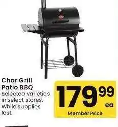 Albertsons Char Grill Patio BBQ - Selected varieties offer