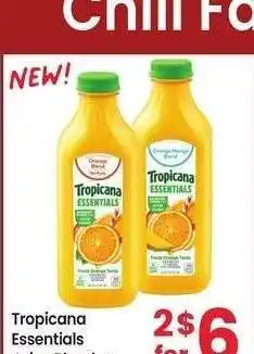 Albertsons Tropicana Essentials Juice Blend - 46 oz Selected Varieties offer
