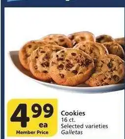 Albertsons Cookies - 16 ct. Selected varieties Galletas offer