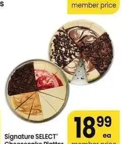 Albertsons Signature SELECT Cheesecake Platter - Selected Varieties offer