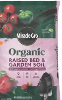 The Home Depot MIRACLE-GRO 1.5 cu. ft. Organic Raised Bed & Garden Soil offer