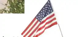 The Home Depot 3' x 5' U.S Flag Kit offer