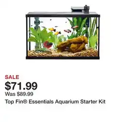 Petsmart Top Fin Essentials Aquarium Starter Kit offer