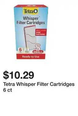 Petsmart Tetra Whisper Filter Cartridges 6 ct offer
