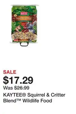 Petsmart KAYTEE Squirrel & Critter Blend Wildlife Food offer