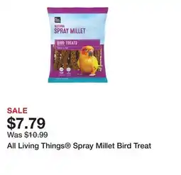 Petsmart All Living Things Spray Millet Bird Treat offer