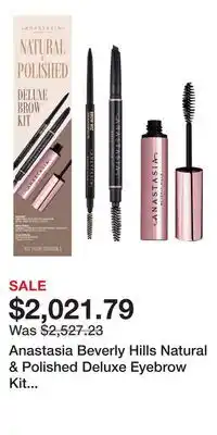 Nordstrom Anastasia Beverly Hills Natural & Polished Deluxe Eyebrow Kit (Nordstrom Exclusive) $73 Value offer