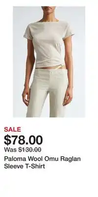 Nordstrom Paloma Wool Omu Raglan Sleeve T-Shirt offer
