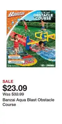 Kohl's Banzai Aqua Blast Obstacle Course offer