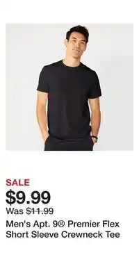 Kohl's Men's Apt. 9 Premier Flex Short Sleeve Crewneck Tee offer