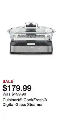 Kohl's Cuisinart CookFresh Digital Glass Steamer offer