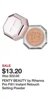 Kohl's FENTY BEAUTY by Rihanna Pro Filt'r Instant Retouch Setting Powder offer