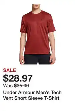 Dick's Sporting Goods Under Armour Men's Tech Vent Short Sleeve T-Shirt offer