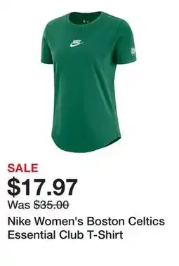 Dick's Sporting Goods Nike Women's Boston Celtics Essential Club T-Shirt offer
