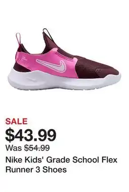 Dick's Sporting Goods Nike Kids' Grade School Flex Runner 3 Shoes offer