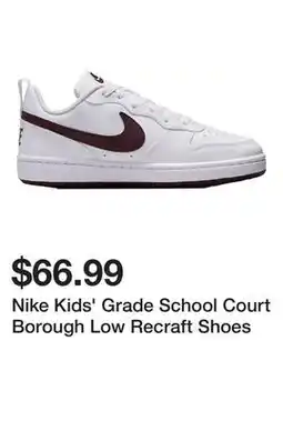 Dick's Sporting Goods Nike Kids' Grade School Court Borough Low Recraft Shoes offer