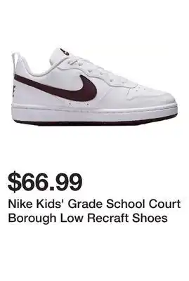 Dick's Sporting Goods Nike Kids' Grade School Court Borough Low Recraft Shoes offer