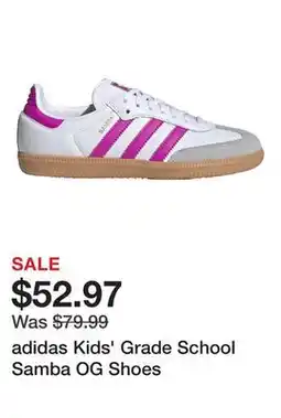 Dick's Sporting Goods adidas Kids' Grade School Samba OG Shoes offer