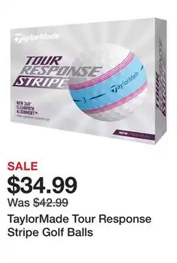 Dick's Sporting Goods TaylorMade Tour Response Stripe Golf Balls offer