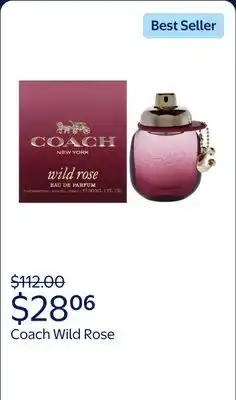 Walmart Coach Wild Rose offer