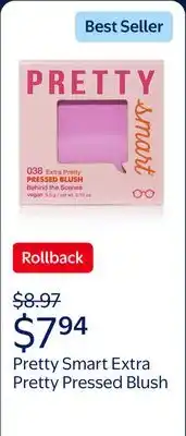Walmart Pretty Smart Extra Pretty Pressed Blush, Behind the Scenes offer