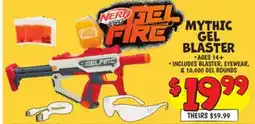 Ollie's NERF MYTHIC GEL BLASTER offer