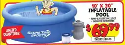 Ollie's 10' X 30 INFLATABLE POOL offer